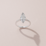 Bague Leni Marquise Or blanc