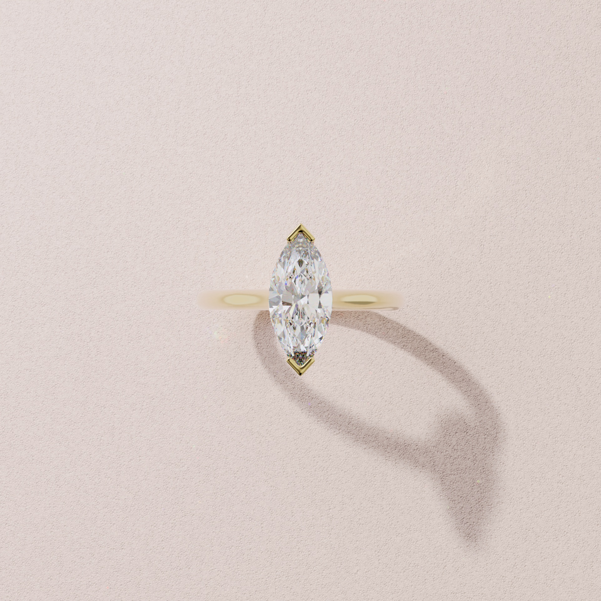 Bague Leni Marquise Or jaune