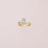 Bague Camilla Ovale pavé