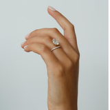 Bague Camilla Ovale pavé