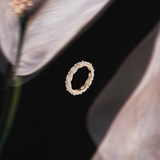 Alliance iconique - taille ovale - or rose
