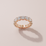 Alliance iconique - taille ronde - or rose