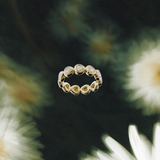Bague rétro coeur - Or jaune