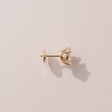 Boucles d'oreilles Toi & Moi - taille ovale & poire - or rose