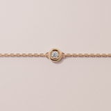 Bracelet rétro - taille ronde - Or rose