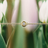 Bracelet rétro - taille ronde - Or jaune