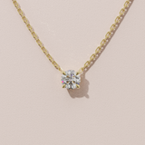 Collier Iconique - taille ronde - or jaune