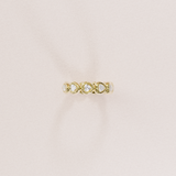 Bague rétro coeur - Or jaune
