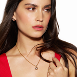 Collier rétro coeur - Or rose