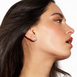 Boucles d'oreilles rétro coeur - Or jaune