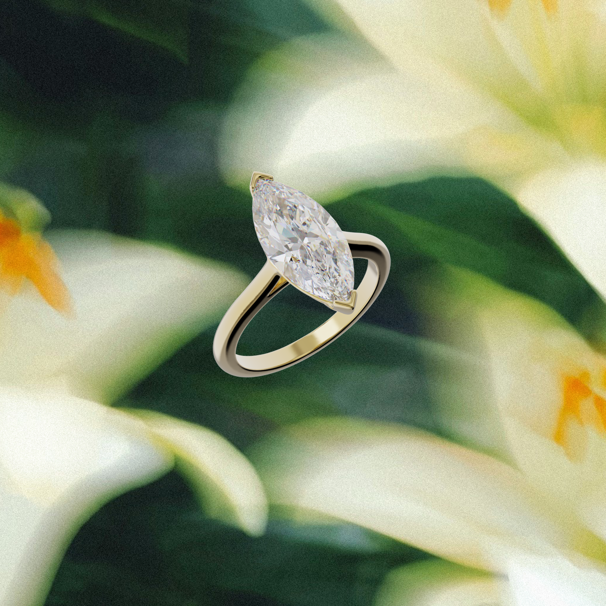 Bague Leni Marquise Or jaune