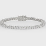 Bracelet tennis Suzie en or blanc 18 carats filmé en rotation