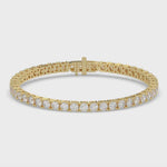 Bracelet tennis Suzie en or jaune 18 carats filmé en rotation